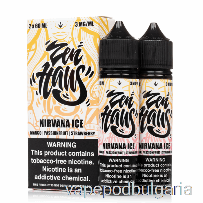 Vape Течности Nirvana Ice - Zen Haus - 120ml 3mg